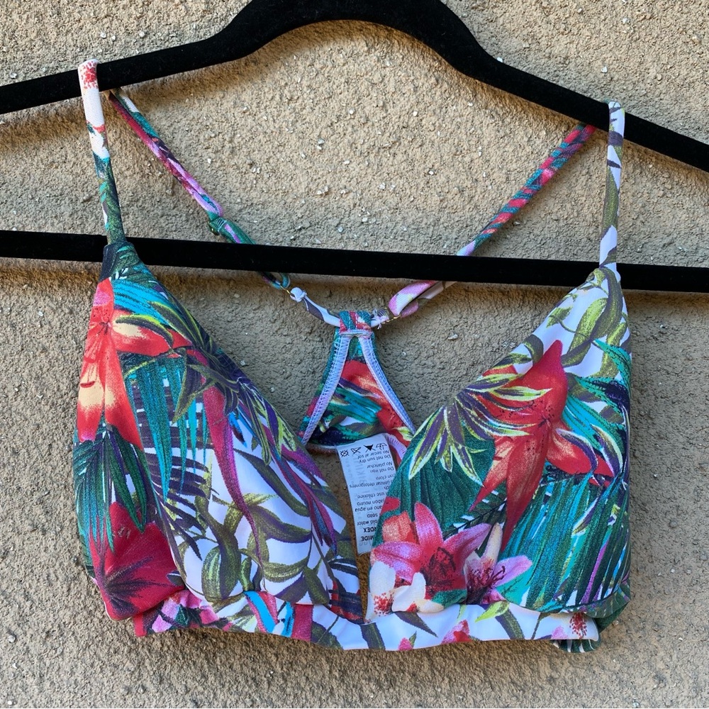 Midori bikini top floral size XL